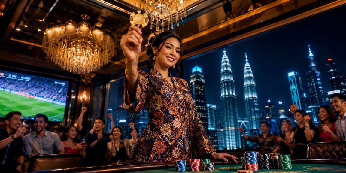 Pemain kasino berbaju batik di Kuala Lumpur mengakses platform hiburan dalam talian pdf24